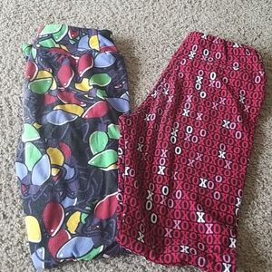Lularoe Tween Holiday leggings